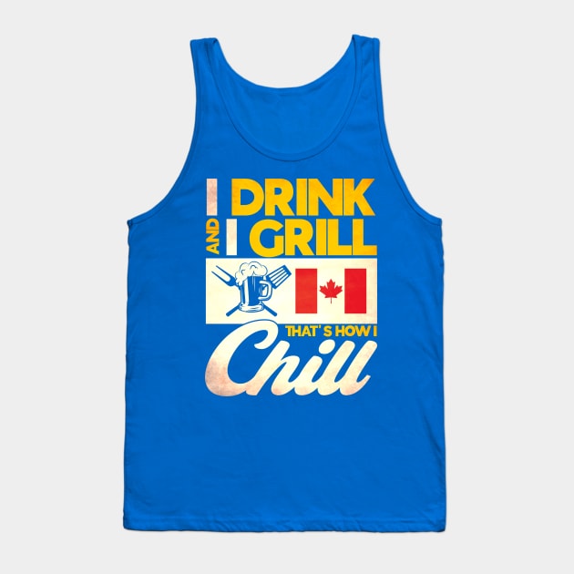 Canadian Drinking Team Canada Tank Top by Toeffishirts